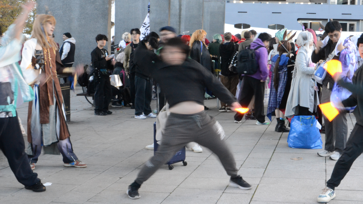 Dancers at London Comicon 2025