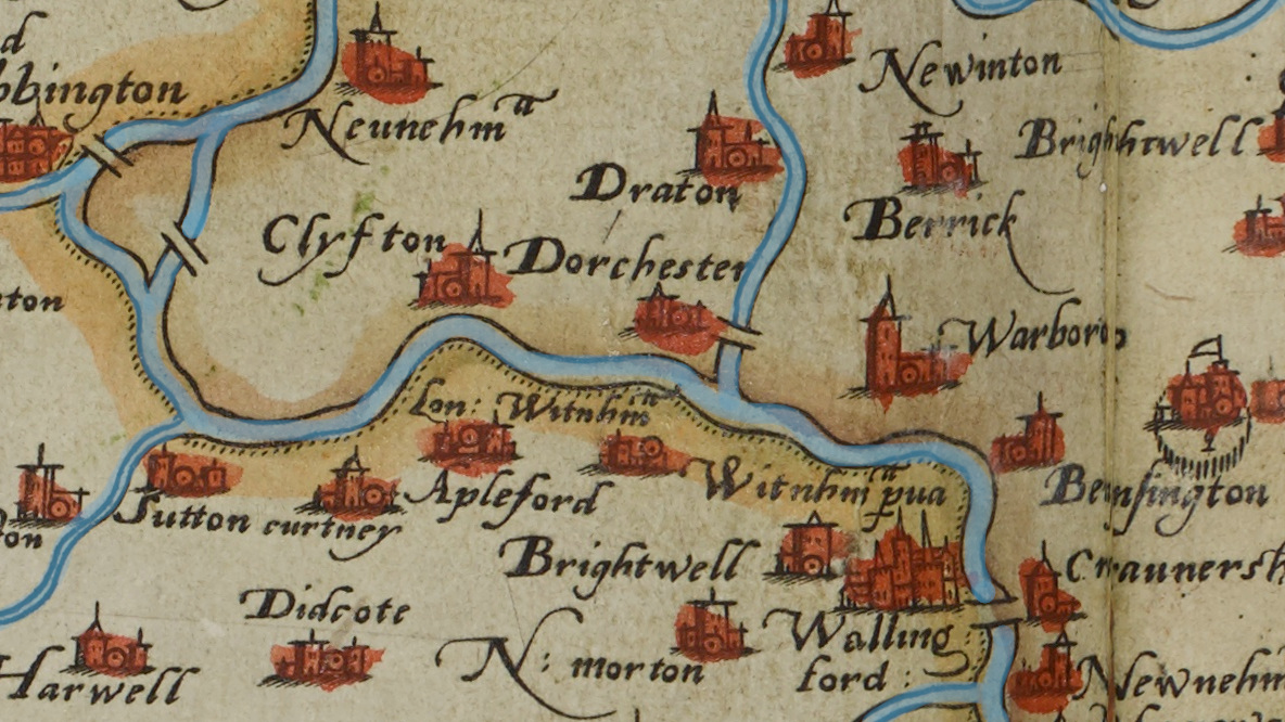 Map of the Dorchester area, 1574